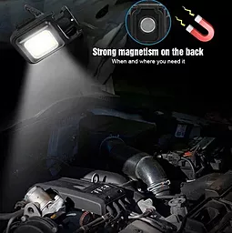 Фонарик-брелок аккумуляторный с карабином NICHOSI Portable Mini Flashlight LED - миниатюра 7 Фонарик-брелок аккумуляторный с карабином NICHOSI Portable Mini Flashlight LED - миниатюра 7