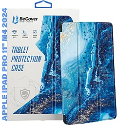 Чехол для планшета BeCover Smart Case для Apple iPad Pro 11" M4 2024 Ocean (711639) - фото Чехол для планшета BeCover Smart Case для Apple iPad Pro 11" M4 2024 Ocean (711639)