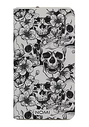 Повербанк Nomi P060 6000 mAh Skull & Flowers - фото Повербанк Nomi P060 6000 mAh Skull & Flowers
