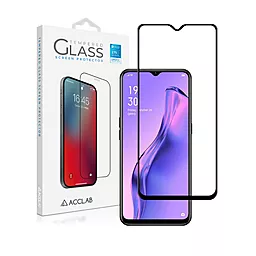 Защитное стекло ACCLAB Full Glue Oppo A31  Black (1283126508349)