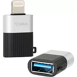 OTG-перехідник Gelius GP-OTG003 Adapter USB 3.0 to Lightning Black