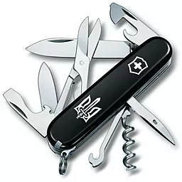 Мультитул Victorinox Climber Ukraine (1.3703.3_T0300u) Black Трезубец ОУН белый - фото Мультитул Victorinox Climber Ukraine (1.3703.3_T0300u) Black Трезубец ОУН белый