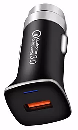 Автомобильное зарядное устройство XoKo 15w QC3.0 USB-A car charger black (CQC-100-BK) - фото Автомобильное зарядное устройство XoKo 15w QC3.0 USB-A car charger black (CQC-100-BK)