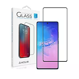 Защитное стекло ACCLAB Full Glue Samsung G770 Galaxy S10 Lite Black (1283126508684)