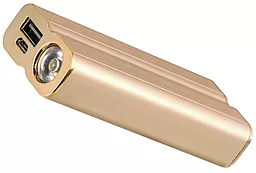 Повербанк Hoco UPB07 LED 5000 mAh Gold - фото Повербанк Hoco UPB07 LED 5000 mAh Gold