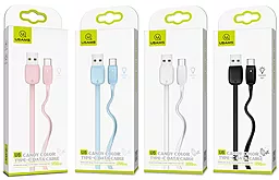 Кабель Usams U6 Candy USB-A - Lightning 10w 1.2м cable Pink - мініатюра 9 Кабель Usams U6 Candy USB-A - Lightning 10w 1.2м cable Pink - мініатюра 9