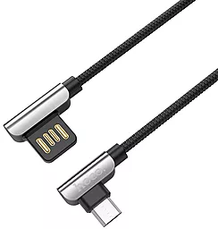 Кабель Hoco U42 Exquisite Steel USB-A - micro USB 12w 2.4a 1.2м cable Black - миниатюра 2 Кабель Hoco U42 Exquisite Steel USB-A - micro USB 12w 2.4a 1.2м cable Black - миниатюра 2