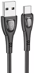 Кабель Borofone BX98 Superior USB-A - Type-C 15w 3a 1м cable Black - фото Кабель Borofone BX98 Superior USB-A - Type-C 15w 3a 1м cable Black