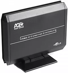 Кишеня для HDD AgeStar 3.5" USB2.0 SUB 3A5 Black - фото Кишеня для HDD AgeStar 3.5" USB2.0 SUB 3A5 Black
