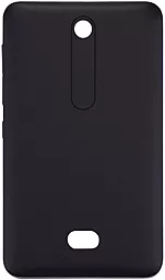 Задняя крышка корпуса Nokia Asha 501 Black - фото Задняя крышка корпуса Nokia Asha 501 Black