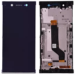 Дисплей Sony Xperia XA1 Ultra (G3212, G3221, G3223, G3226) с тачскрином и рамкой, оригинал, Black
