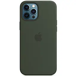 Чохол Silicone Case Full with MagSafe and SplashScreen для Apple iPhone 15 Pro Max Cypress - фото Чохол Silicone Case Full with MagSafe and SplashScreen для Apple iPhone 15 Pro Max Cypress