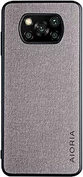 Чехол AIORIA Textile Xiaomi Poco X3 NFC Gray
