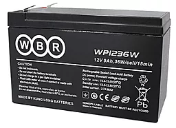 Аккумуляторная батарея WBR 12V 9Ah (WP1236W)
