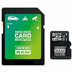 Карта пам'яті GooDRam microSDHC 32GB Class 10 UHS-I U3 + SD-адаптер (M3AA-0320R11-DD) - фото Карта пам'яті GooDRam microSDHC 32GB Class 10 UHS-I U3 + SD-адаптер (M3AA-0320R11-DD)