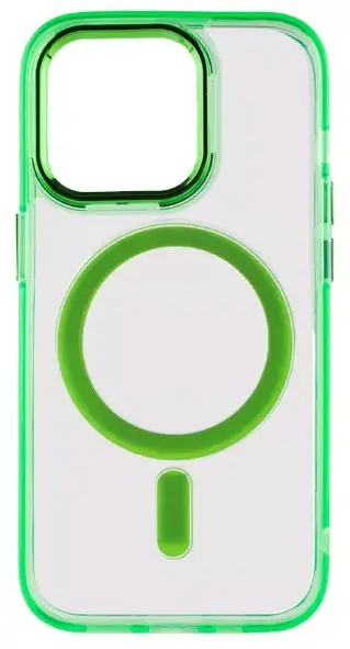 Чехол Epik Iris with MagSafe для Apple iPhone 13 Pro Light Green - фото 1