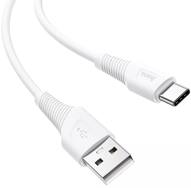 Кабель Hoco X58 Airy USB-A - Type-C 15w 3a 1м сable White - фото 3