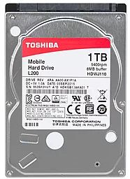 Жесткий диск для ноутбука Toshiba Mobile L200 1 TB 2.5 (HDWJ110UZSVA)