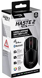 Комп'ютерна мишка HyperX Pulsefire Haste 2 Core Wireless Black (8R2E6AA) - мініатюра 9 Комп'ютерна мишка HyperX Pulsefire Haste 2 Core Wireless Black (8R2E6AA) - мініатюра 9