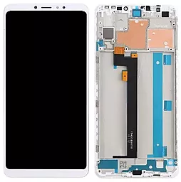 Дисплей Xiaomi Mi Max 3 з тачскріном і рамкою, White