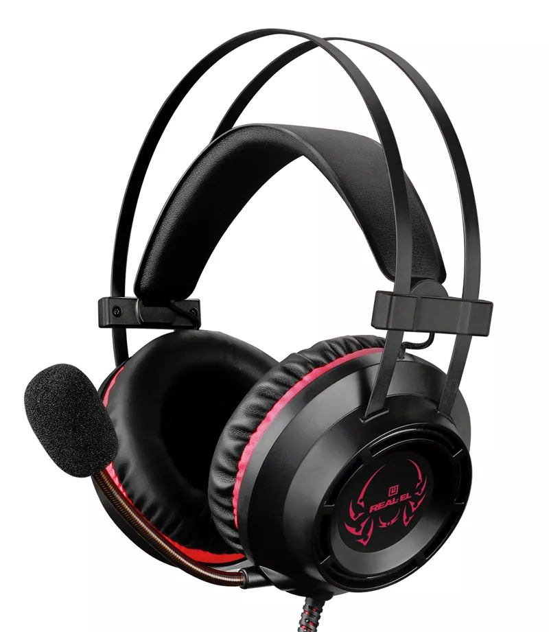 Навушники REAL-EL GDX-7450 Black - фото 1