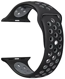 Ремешок Nike Silicon Sport Band for Apple Watch 42mm/44mm/45mm/49mm Black/Gray