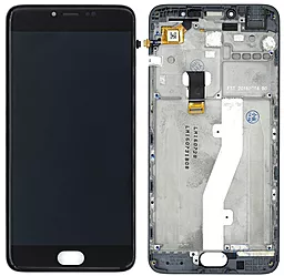 Дисплей Meizu M3 Note (L681H) с тачскрином и рамкой, Black - фото Дисплей Meizu M3 Note (L681H) с тачскрином и рамкой, Black