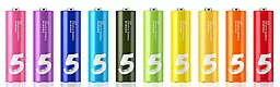 Батарейки Xiaomi AA (R6) Zi5 Rainbow Alkaline 1шт - миниатюра 3