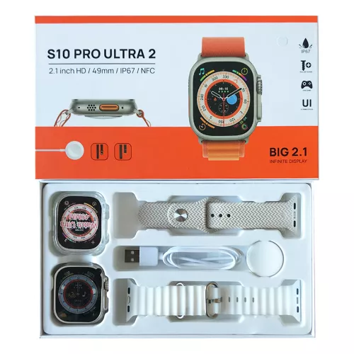 Смарт-часы Smart Watch S10 Pro Ultra White - фото 2
