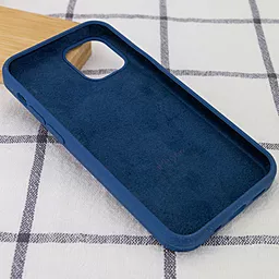 Чехол Silicone Case Full для Apple iPhone 13 Pro Max Navy Blue - миниатюра 3