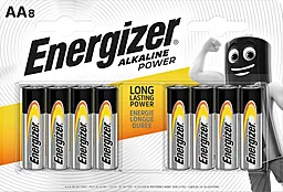 Батарейки Energizer AA / LR06 Alkaline Power 8шт - фото Батарейки Energizer AA / LR06 Alkaline Power 8шт