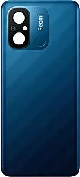 Задняя крышка корпуса Xiaomi Redmi 12C со стеклом камеры Ocean Blue - фото Задняя крышка корпуса Xiaomi Redmi 12C со стеклом камеры Ocean Blue