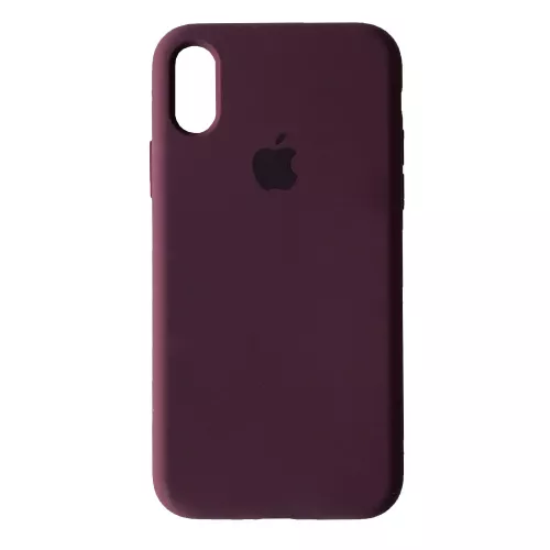 Чехол Silicone Case Full для Apple iPhone XR Plum - фото 1