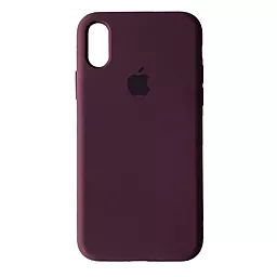 {"ru": "Чехол", "uk": "Чохол"} Silicone Case Full для Apple iPhone XR Plum
