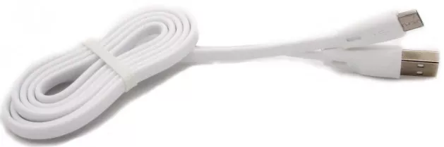 Кабель Walker C320 USB-A - micro USB 12w 2.4a 1м cable White - фото 1
