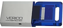 Флешка Verico USB 32Gb Hybrid Mini (VP57-32GBV1G) Blue - фото Флешка Verico USB 32Gb Hybrid Mini (VP57-32GBV1G) Blue