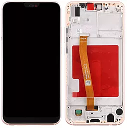 Дисплей Huawei P20 Lite 2018, Nova 3e с тачскрином и рамкой, оригинал, Sakura Pink - фото Дисплей Huawei P20 Lite 2018, Nova 3e с тачскрином и рамкой, оригинал, Sakura Pink