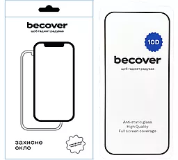 Защитное стекло BeCover 10D для Google Pixel 9 Black (712325) - фото Защитное стекло BeCover 10D для Google Pixel 9 Black (712325)