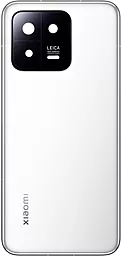 Задня кришка корпусу Xiaomi 13 зі склом камери White - фото Задня кришка корпусу Xiaomi 13 зі склом камери White