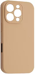 {"ru": "Чехол", "uk": "Чохол"} Silicone Case Full Camera Fine Ring MagSafe для Apple iPhone 16 Pro  Desert Gold