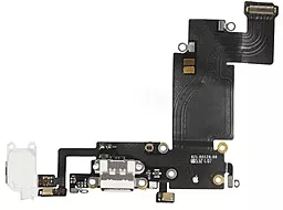 Нижний шлейф Apple iPhone 6S Plus с разъемом зарядки, наушников, микрофоном White - фото Нижний шлейф Apple iPhone 6S Plus с разъемом зарядки, наушников, микрофоном White