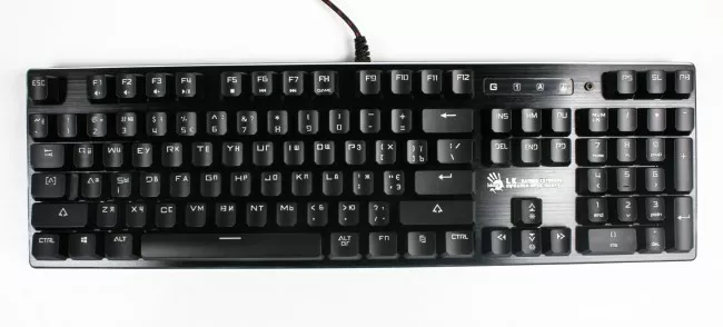 Клавиатура A4Tech B820R Bloody Red SW Black - фото 4