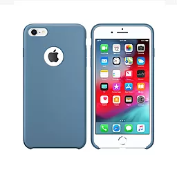 Чехол Intaleo Velvet Apple iPhone 8 Blue (1283126484681)