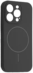 Чехол Silicone Case Full Camera Fine Ring MagSafe для Apple iPhone 14 Pro Max Pebble - фото Чехол Silicone Case Full Camera Fine Ring MagSafe для Apple iPhone 14 Pro Max Pebble