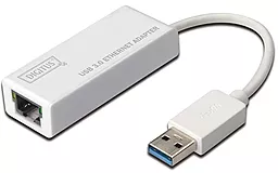 Кабель (шлейф) Digitus USB 3.0 to Gigabit Ethernet, Белый
