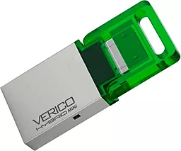Флешка Verico 8Gb Hybrid Mini Green (1UDOV-RIGN83-NN) - фото Флешка Verico 8Gb Hybrid Mini Green (1UDOV-RIGN83-NN)
