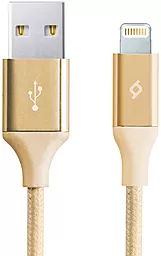 USB Кабель Ttec 2DK16A 10.5W 2.1A 1.2M Lightning Cable Gold