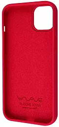 Чехол Wave Full Silicone Cover для Apple iPhone 14 Plus, iPhone 15 Plus Red - миниатюра 2