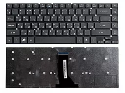 Клавіатура для ноутбуку Acer AS 3830 4830 TM 3830 4755 4830 ENG без рамки Win 7 чорна