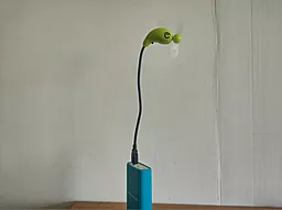 Вентилятор для NICHOSI Insect Mini Fan Usb Green - миниатюра 3